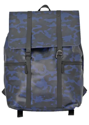 Duchamp Rubberized Camo Flapover Backpack