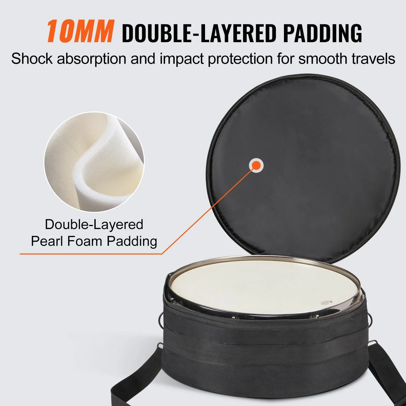 Durable 5-Piece Drum Protection Set