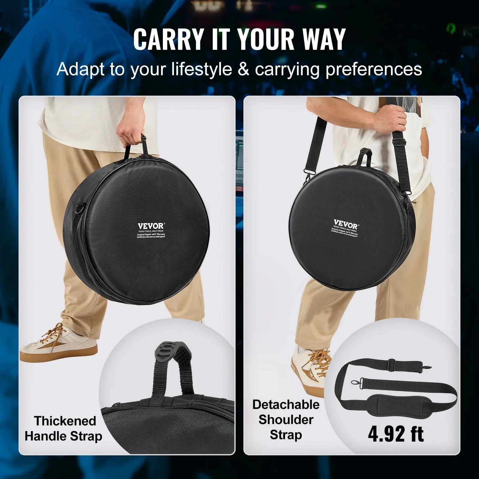 Durable 5-Piece Drum Protection Set