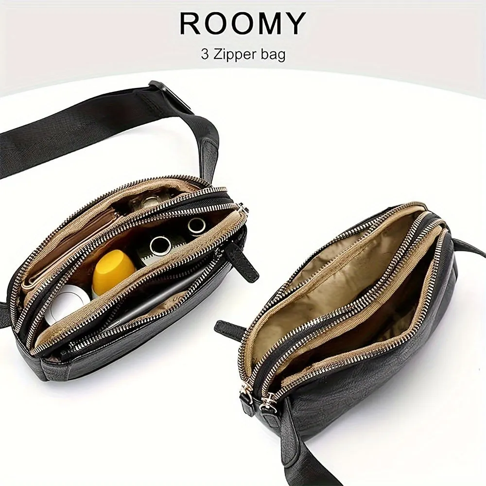 Elira Sport Crossbody – Lightweight Leather Bag for Everyday Motion