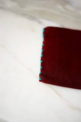 Embroidered Mexican Coin Purse - handmade in Chiapas