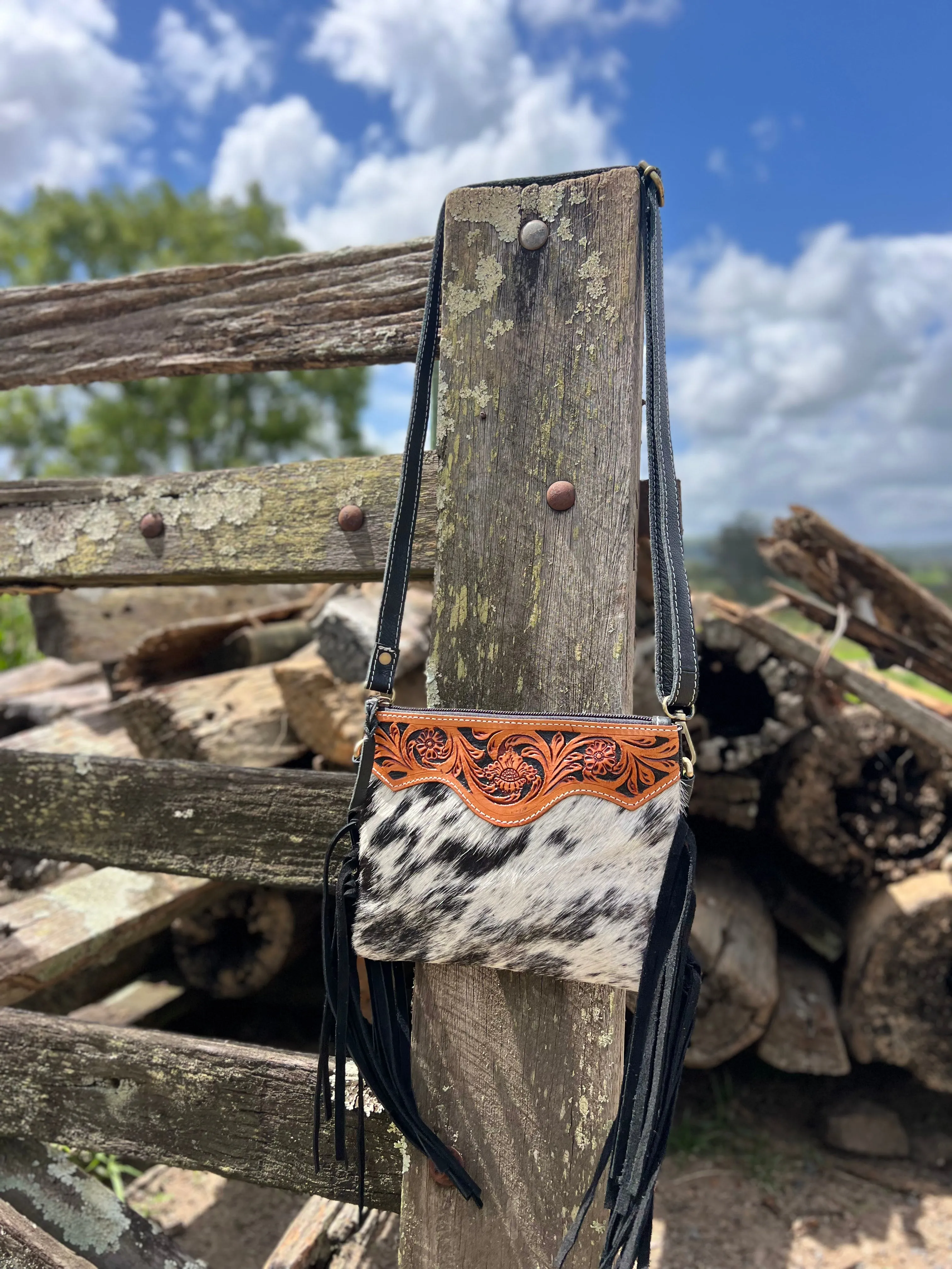Emerson Cowhide Crossbody