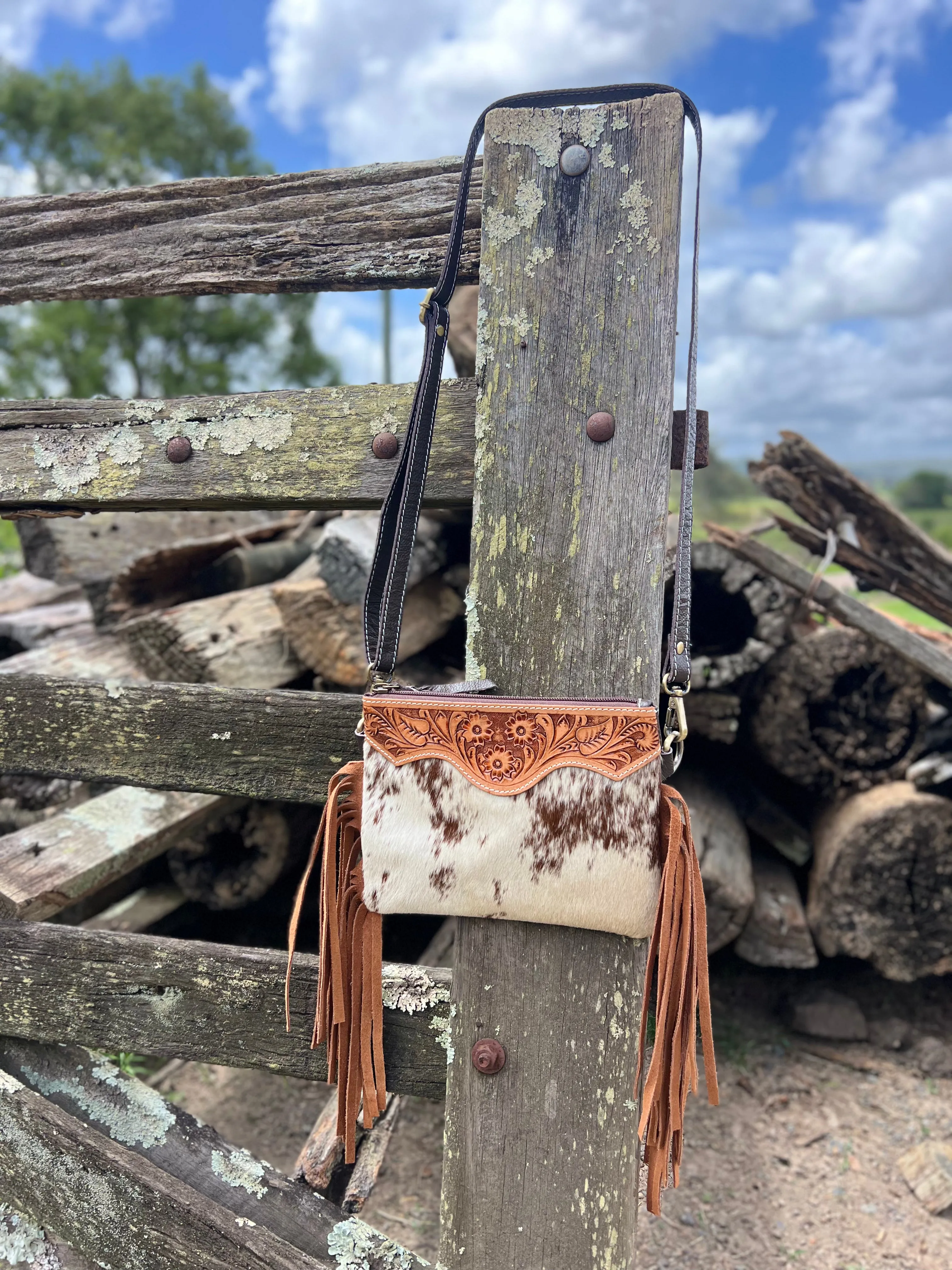 Emerson Cowhide Crossbody
