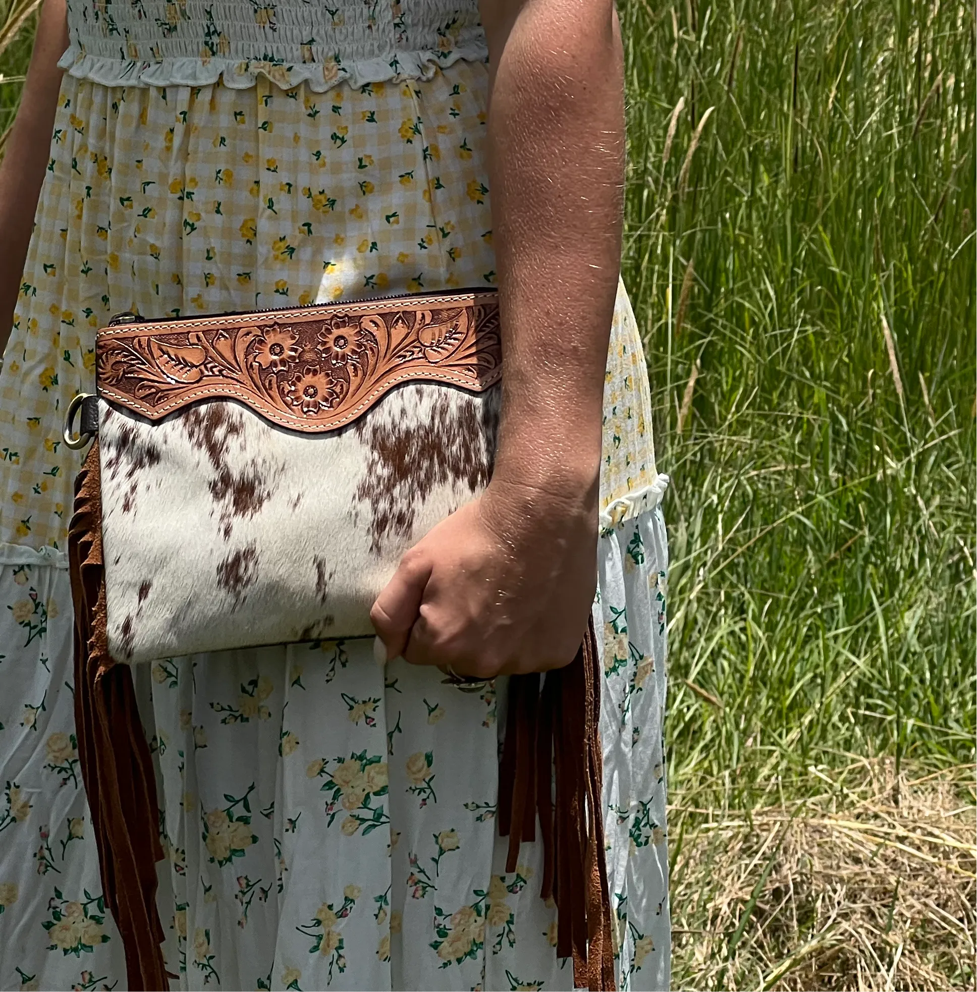 Emerson Cowhide Crossbody