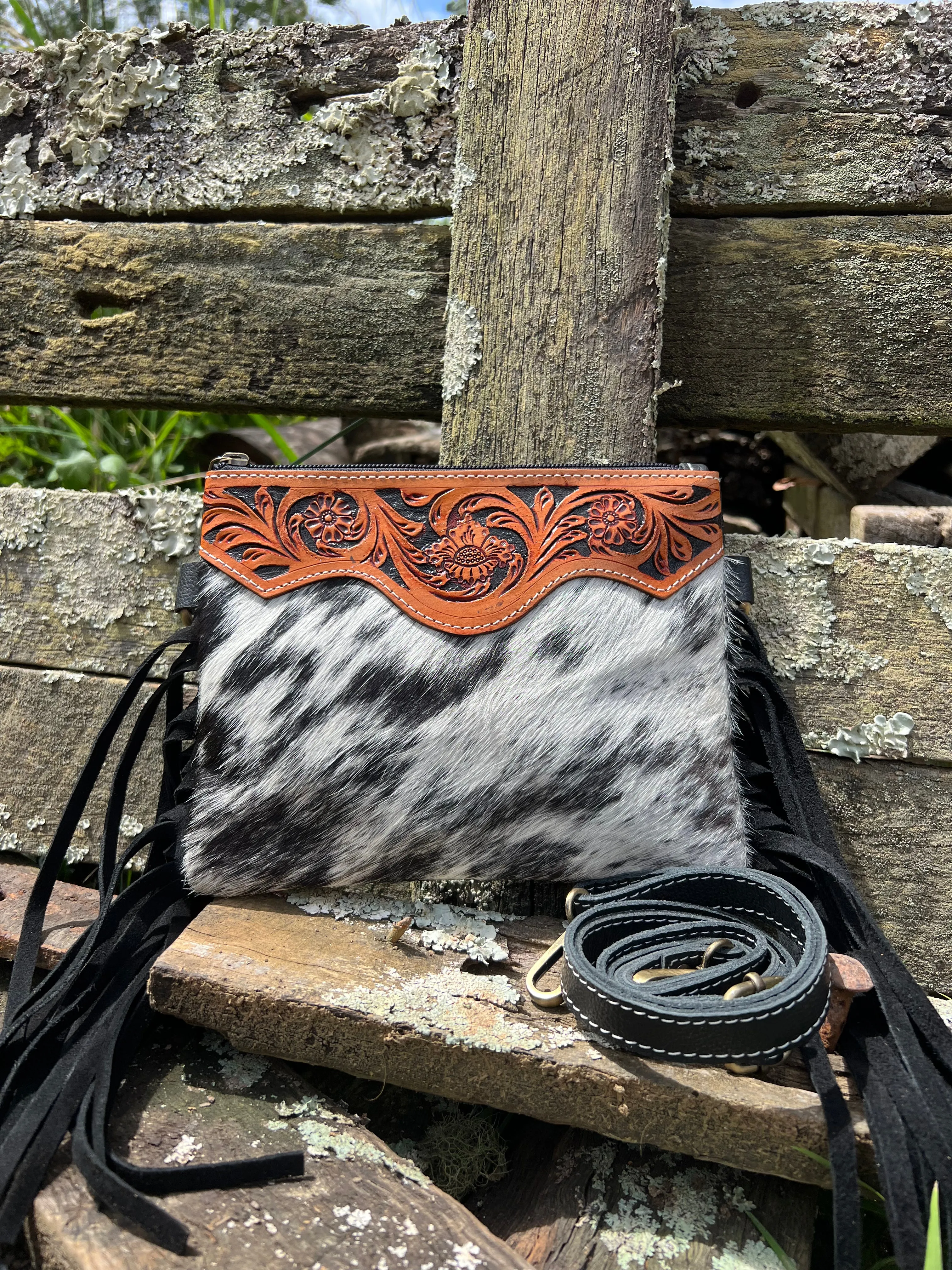 Emerson Cowhide Crossbody