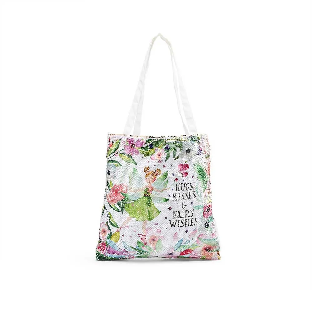 Fairy Sequin Tote Bags