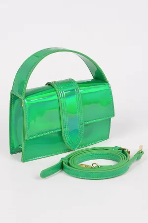 FANTASY 2025 BAG/HPC5760 Green Faux Leather Purse