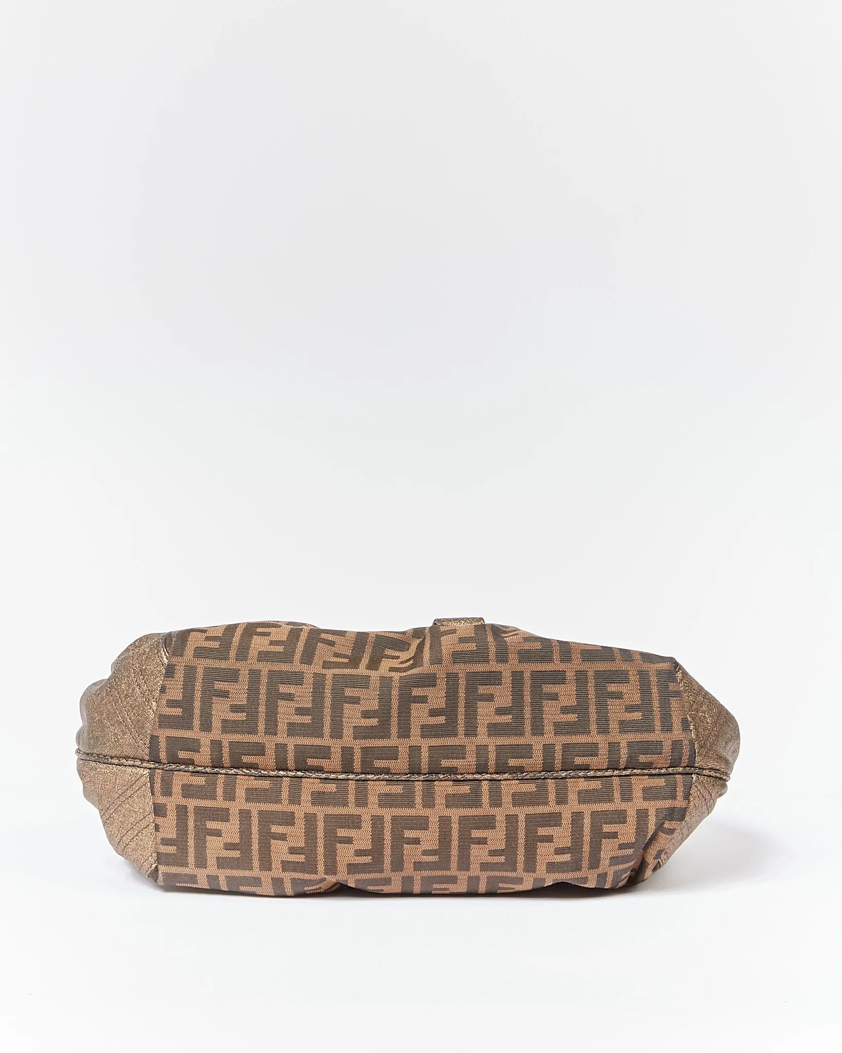 Fendi Brown Zucca Print Canvas Spy Bag