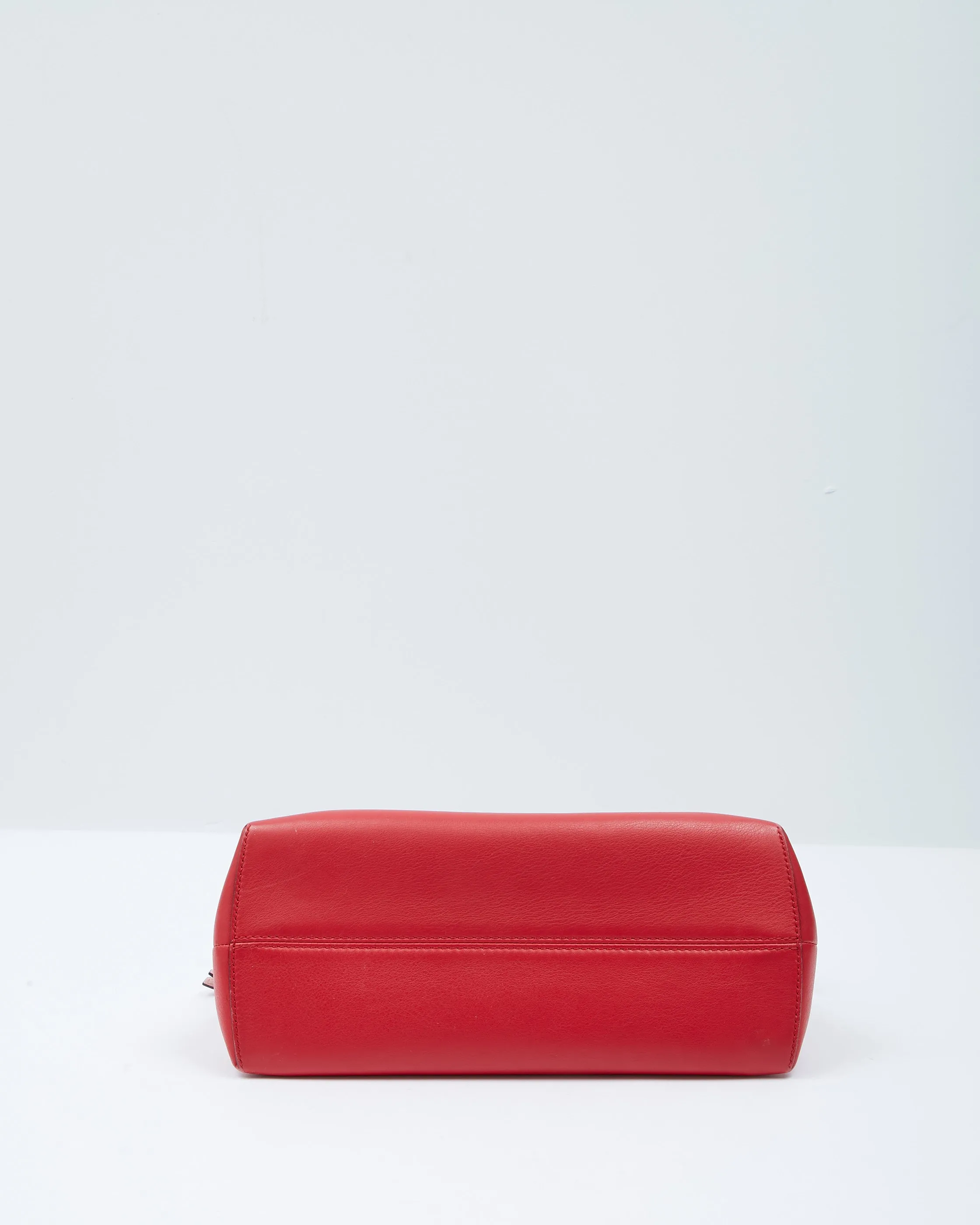 Fendi Red/Pink/Blue Leather Medium By The Way Bag