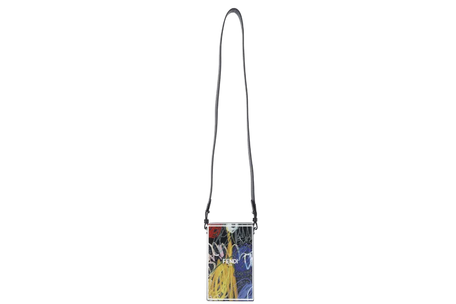 FENDI x NOEL FIELDING CROSSBODY BOX BAG WITH STRAP AND DUST COVER