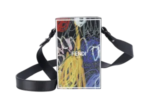 FENDI x NOEL FIELDING CROSSBODY BOX BAG WITH STRAP AND DUST COVER