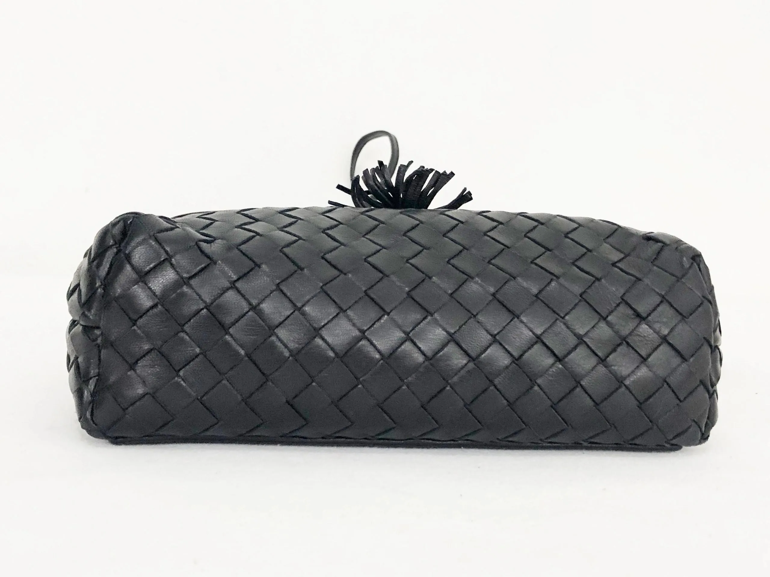 Flap Intrecciato Shoulder Bag