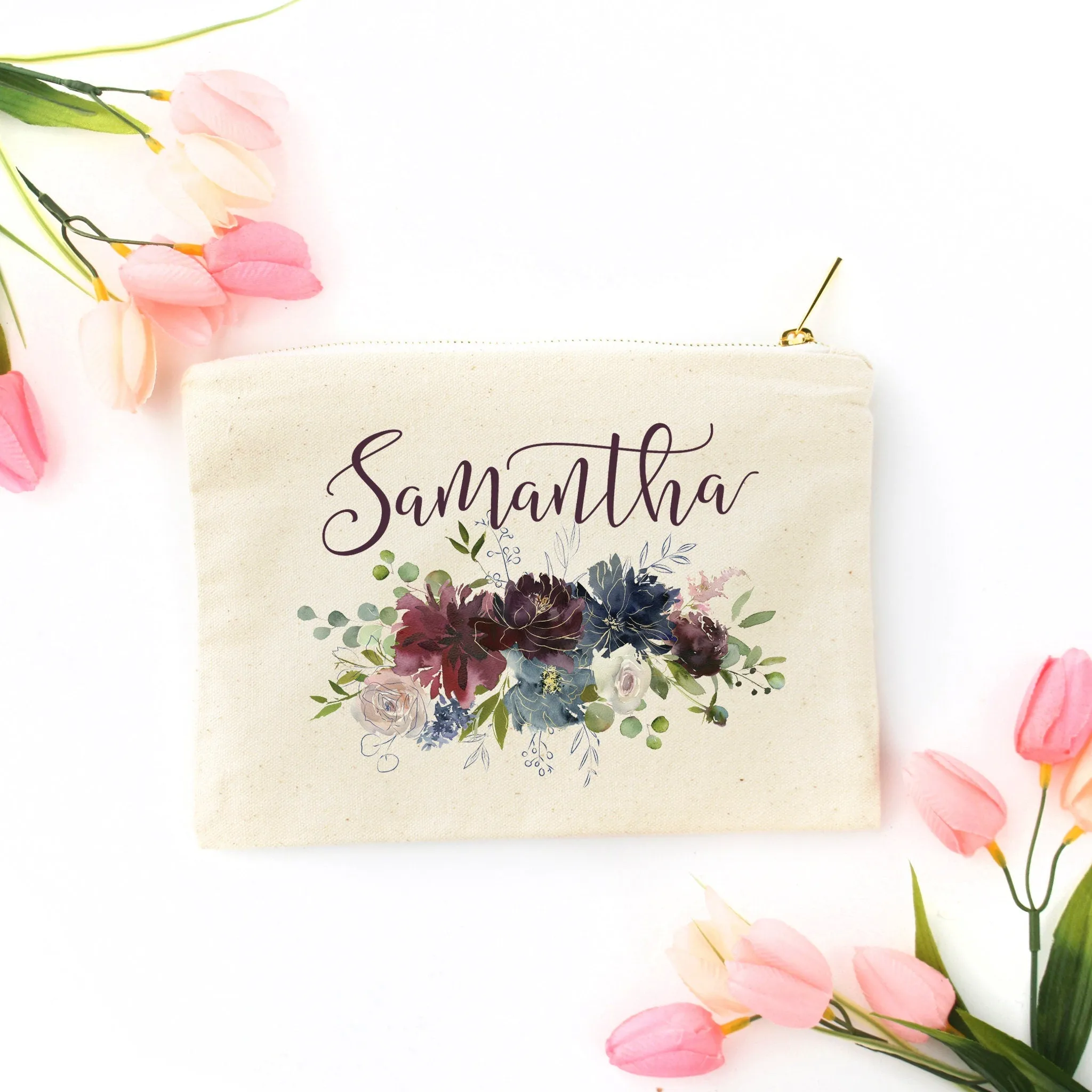 Floral Cosmetic Bag #3