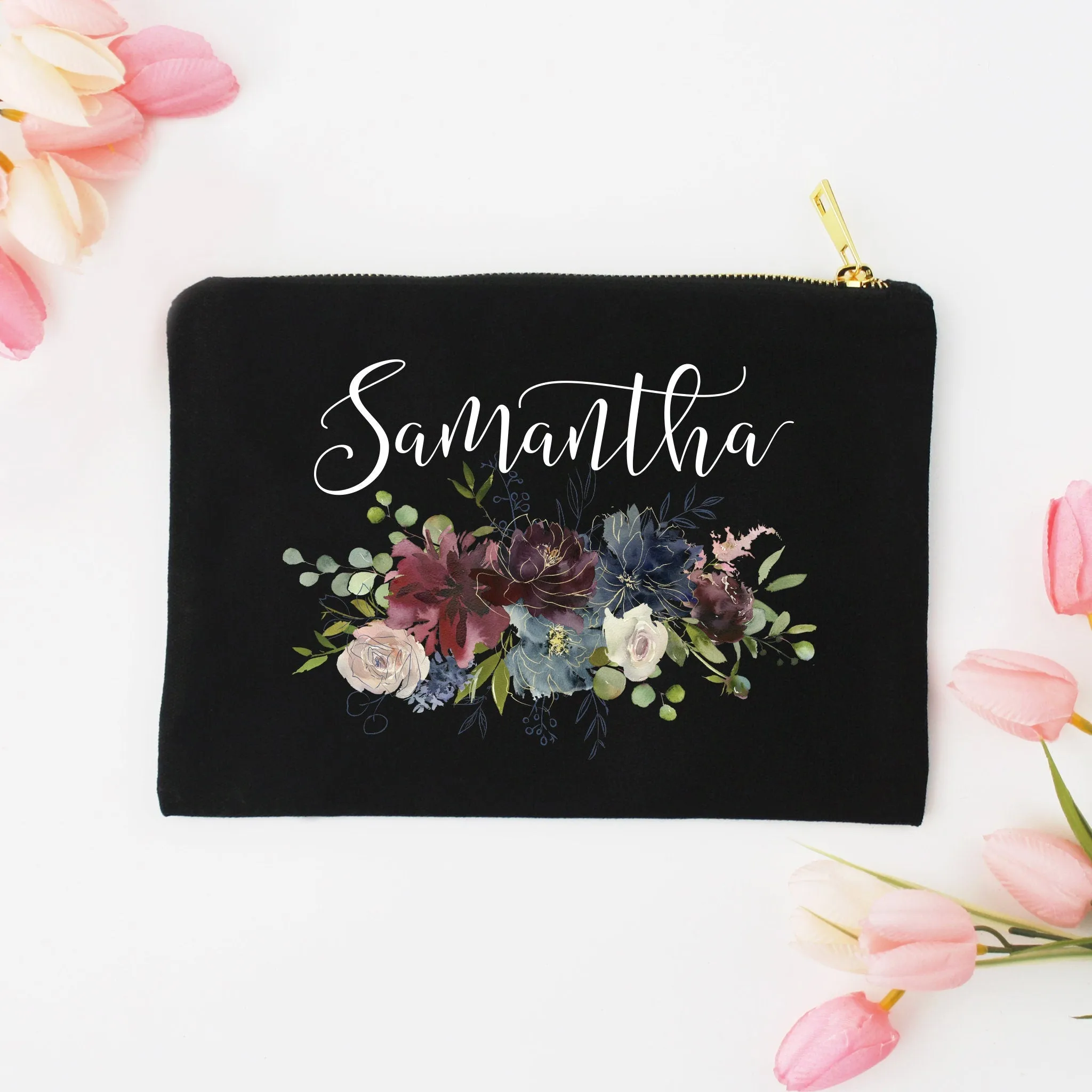 Floral Cosmetic Bag #3