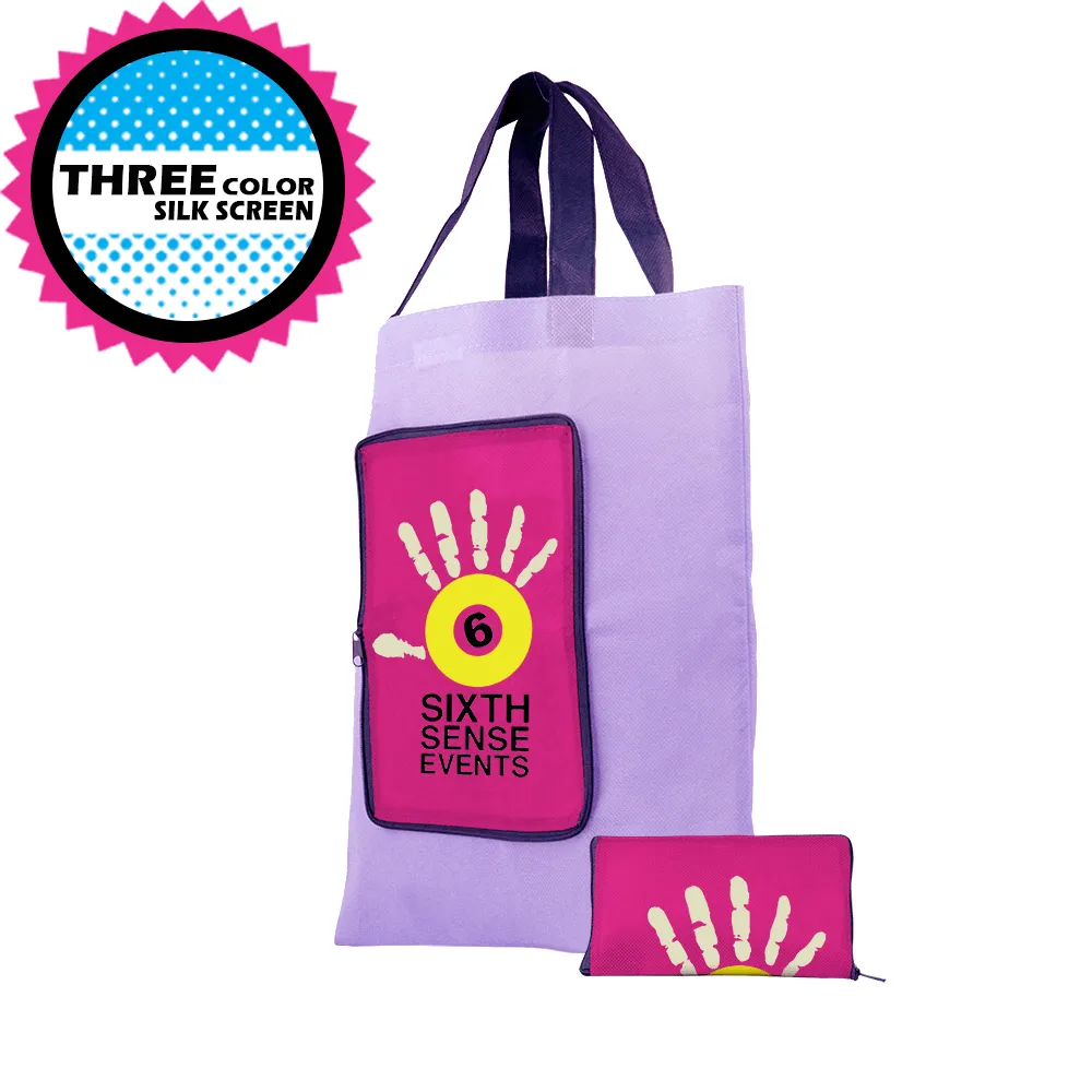 Foldable Zip Tote *Fully Customizable*
