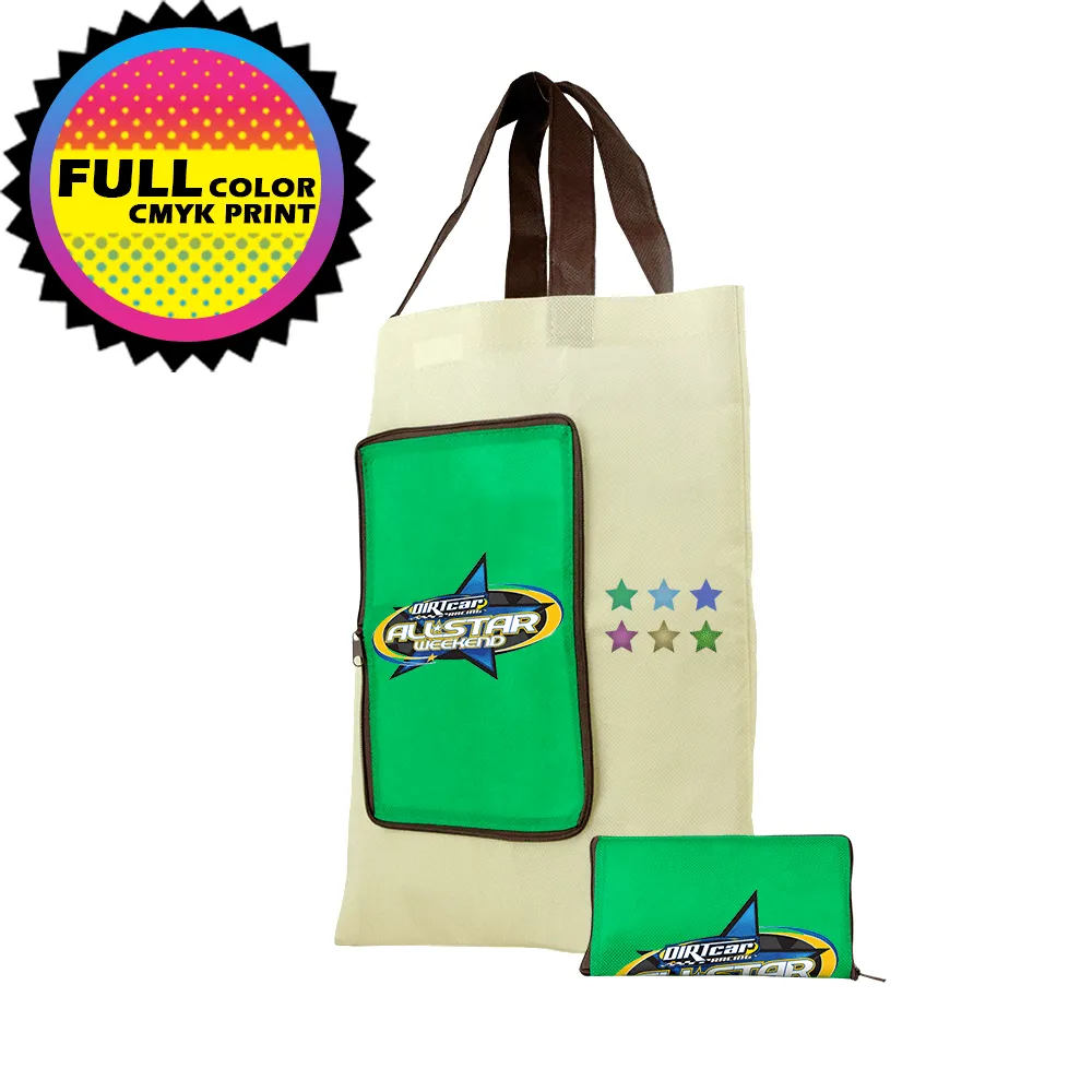 Foldable Zip Tote *Fully Customizable*