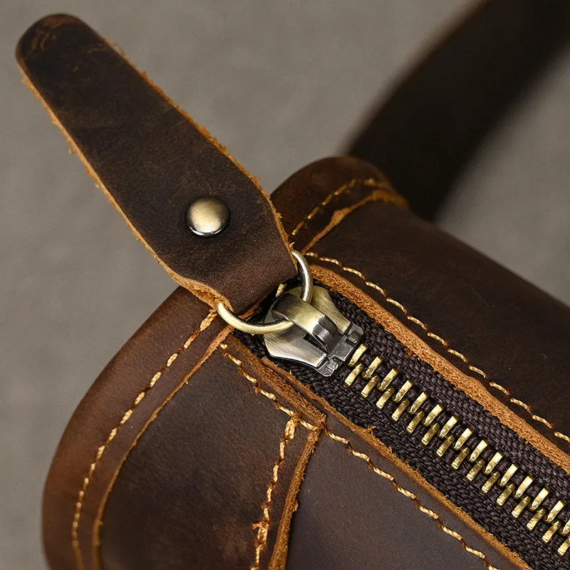 Full Grain Leather Mens Messenger Bag Handcrafted Leather Shoulder Bag Leather Satchel Bag Men Office Bag Work Briefcase