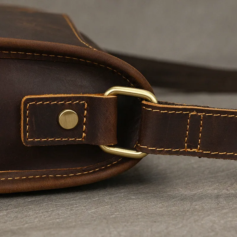 Full Grain Leather Mens Messenger Bag Handcrafted Leather Shoulder Bag Leather Satchel Bag Men Office Bag Work Briefcase