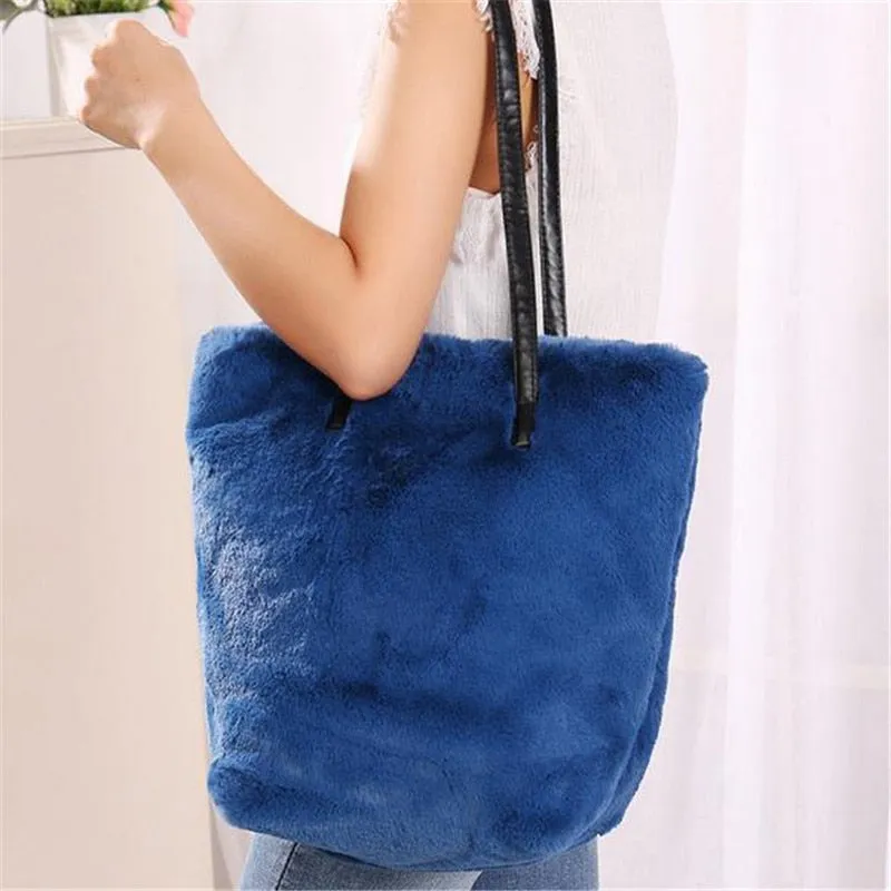 Gertie Fluffy Over Shoulder Purse/Bag