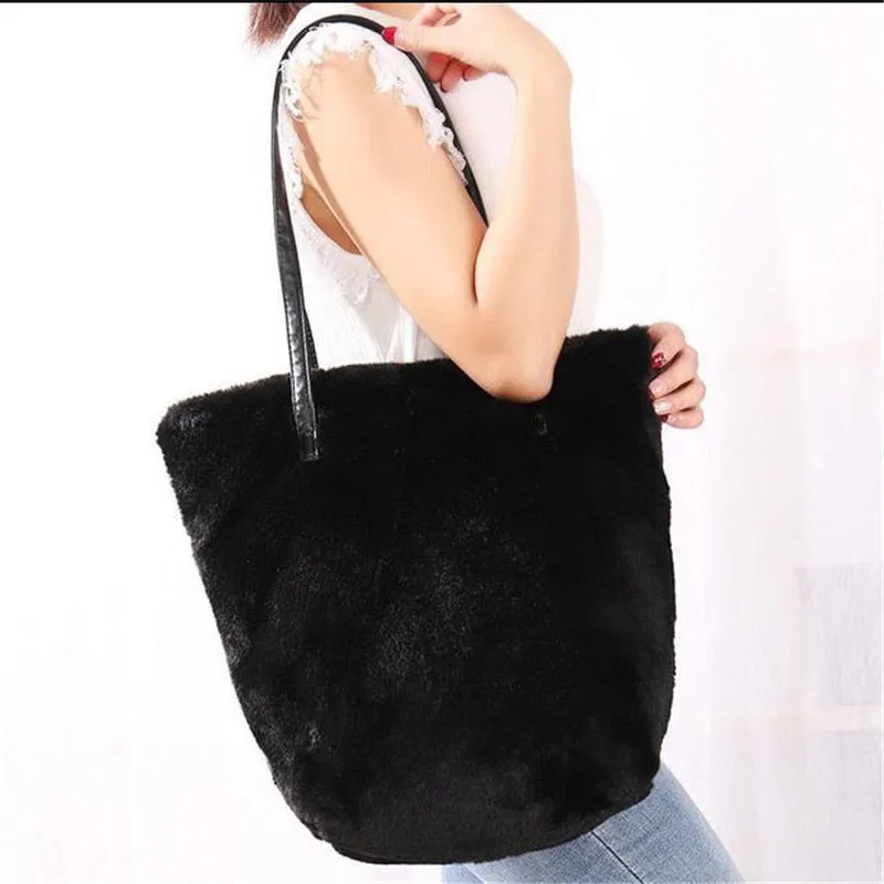 Gertie Fluffy Over Shoulder Purse/Bag