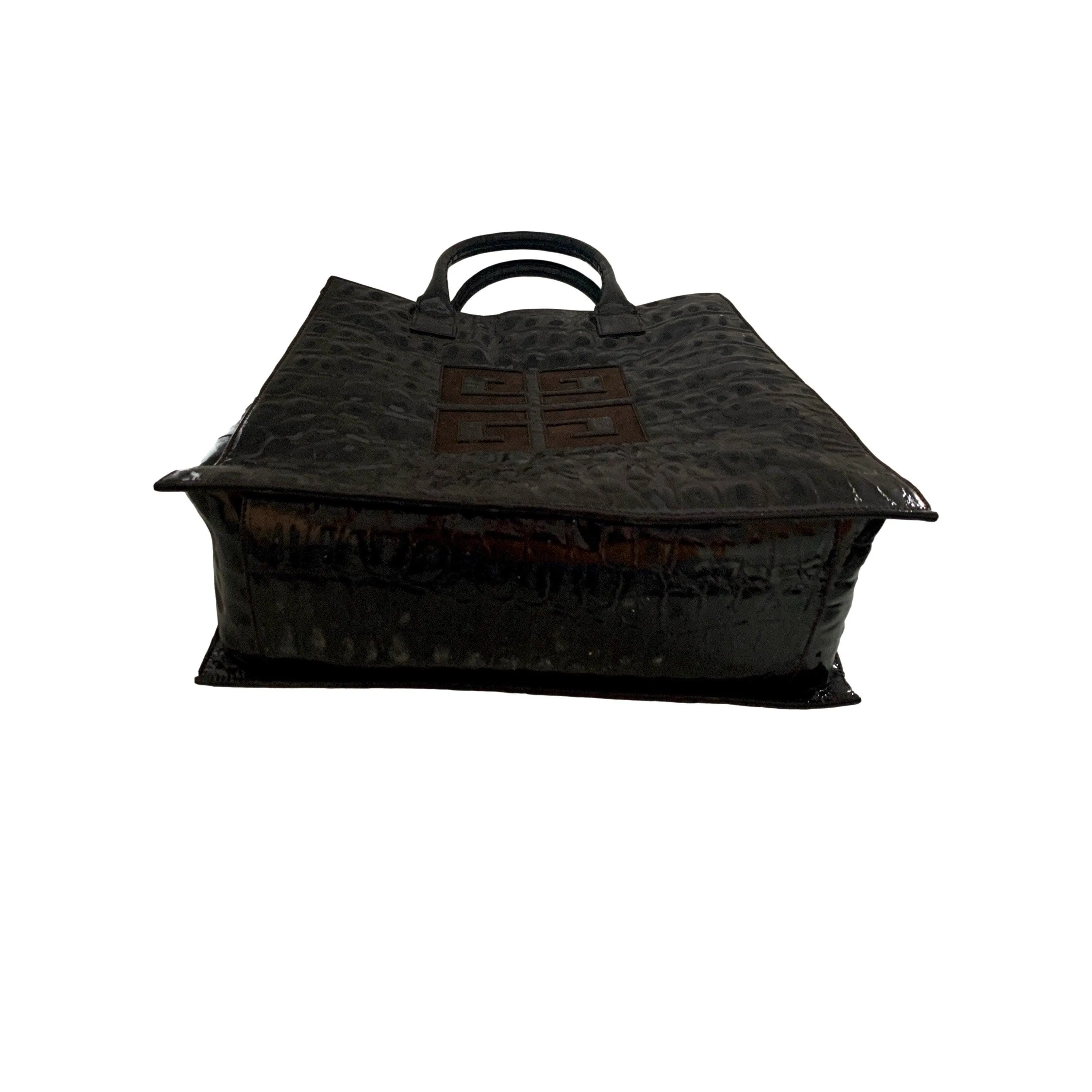 Givenchy Black Croc Embossed Tote 💰