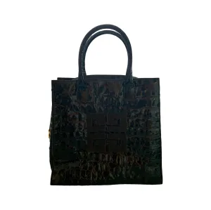 Givenchy Black Croc Embossed Tote 💰