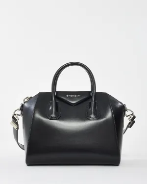 Givenchy Black Smooth Box Leather Antigona Small Tote Bag