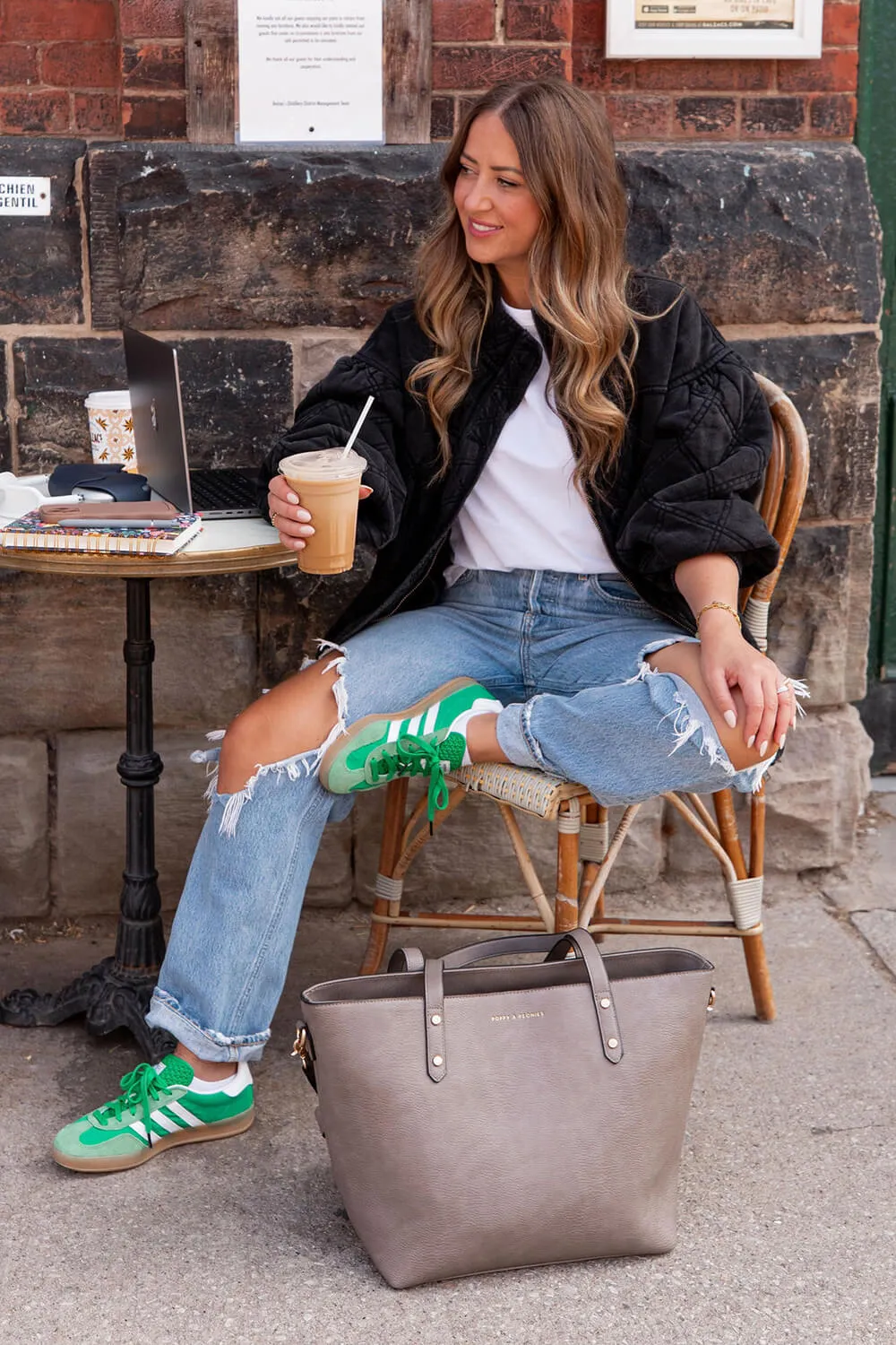 GO-GETTER TOTE dark grey