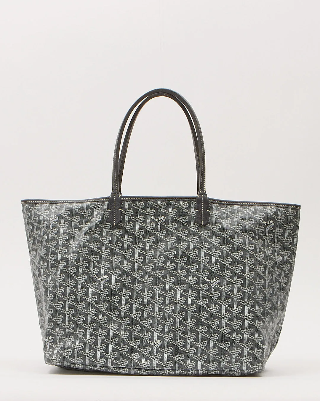 Goyard Grey Goyardine Saint Louis PM Tote Bag