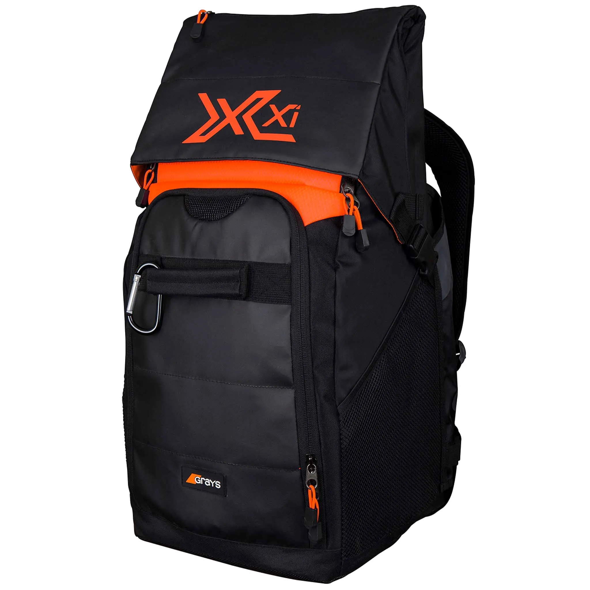 Grays XI Field Hockey Back Pack - Black/Orange**Final Sale, No Refunds or Exchanges**