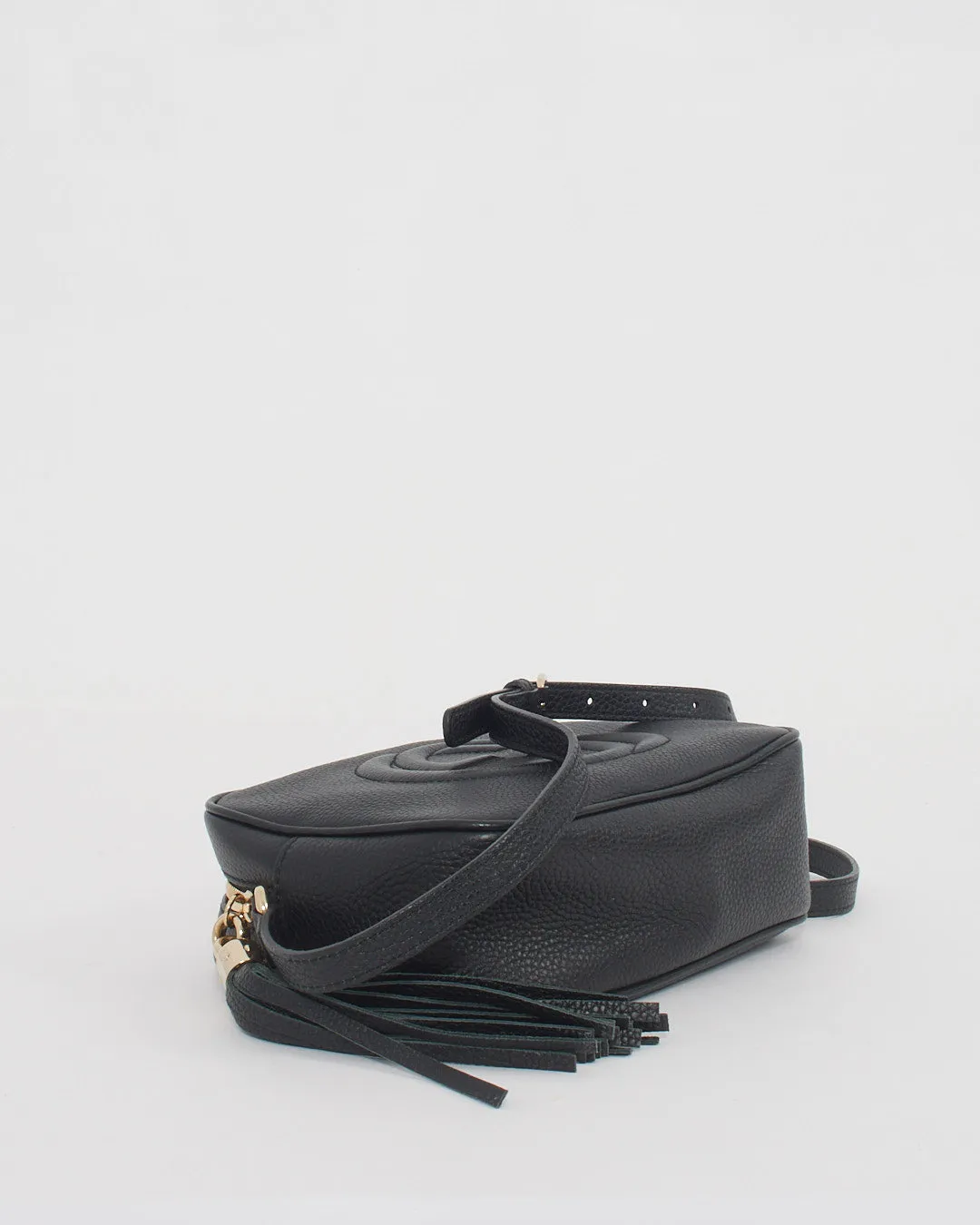 Gucci Black Pebbled Leather Soho Disco Bag