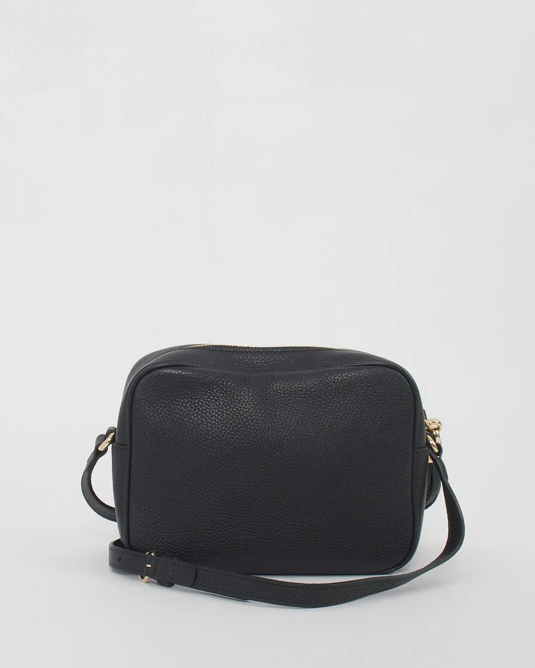 Gucci Black Pebbled Leather Soho Disco Bag