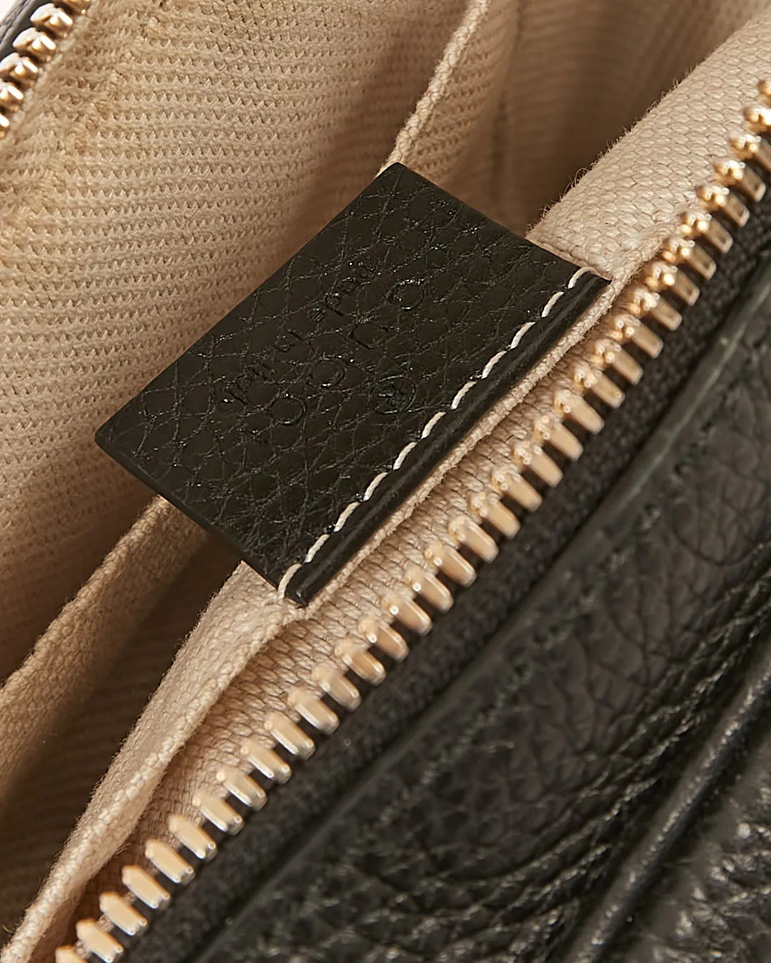 Gucci Black Pebbled Leather Soho Disco Crossbody Bag