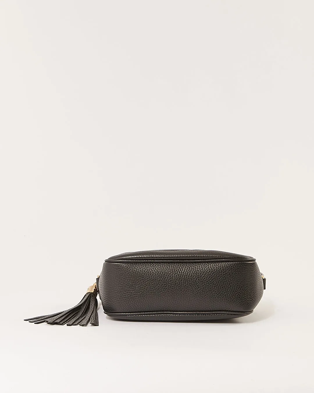 Gucci Black Pebbled Leather Soho Disco Crossbody Bag
