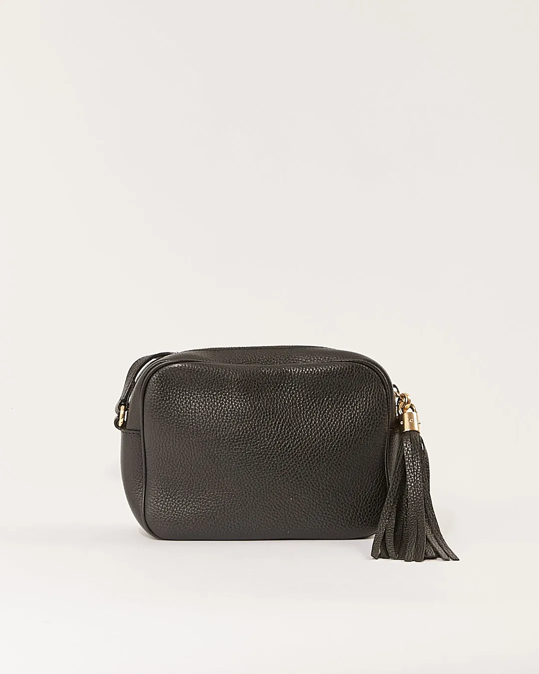 Gucci Black Pebbled Leather Soho Disco Crossbody Bag