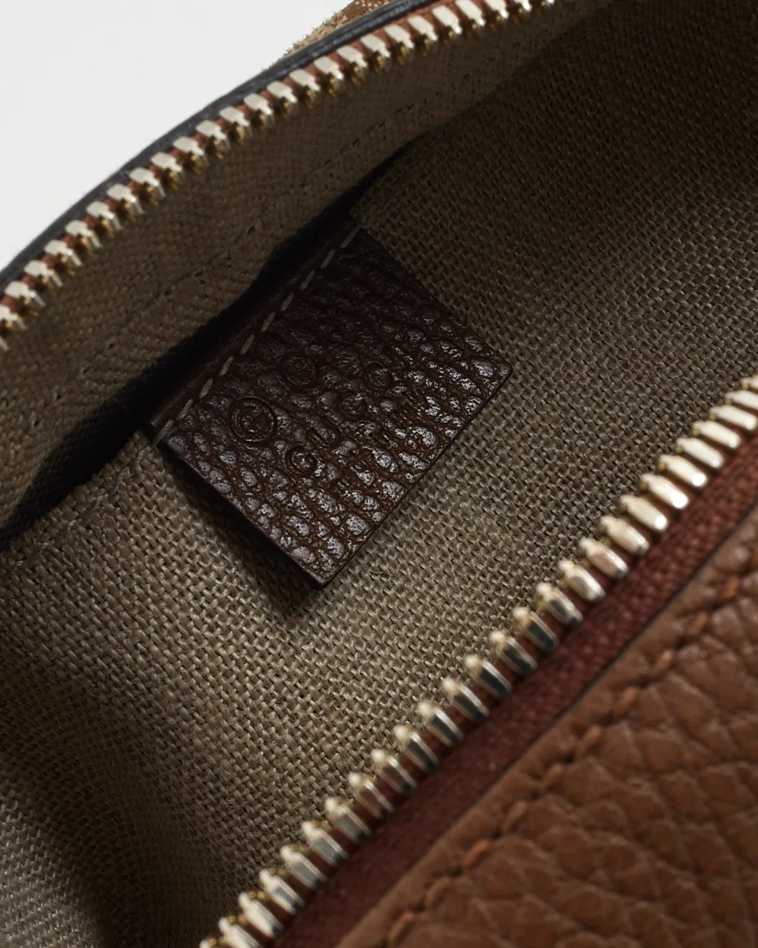 Gucci Brown Monogram Canvas Bree Camera Crossbody Bag
