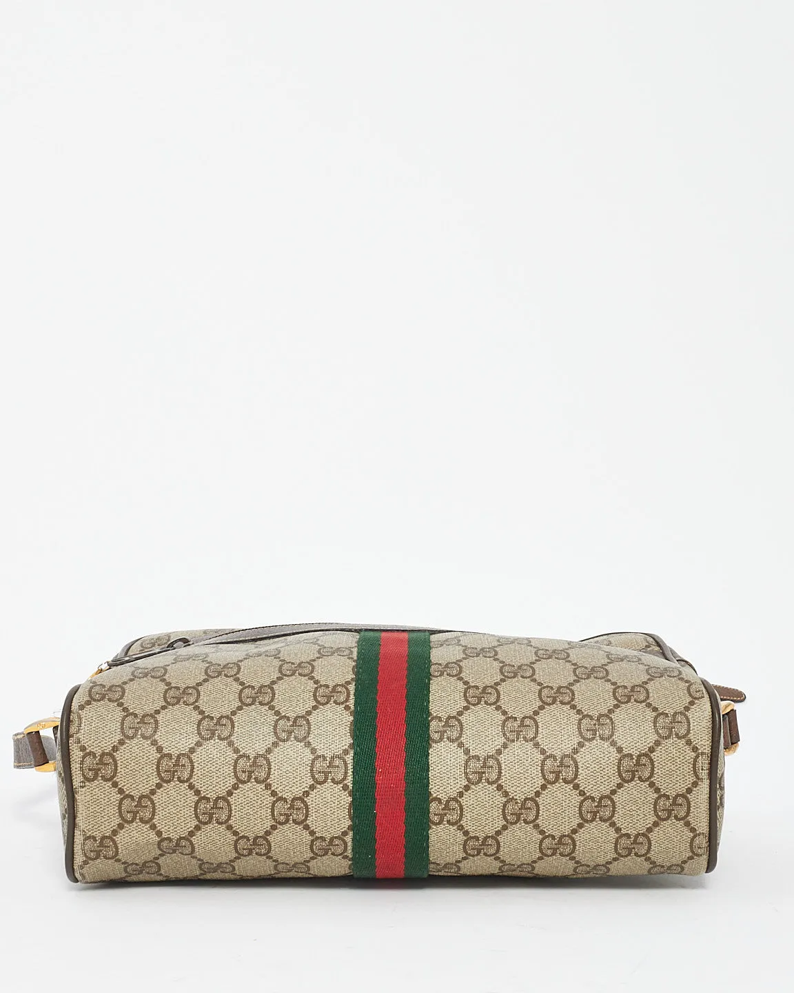 Gucci Brown Vintage GG Plus Ophidia Shoulder Bag