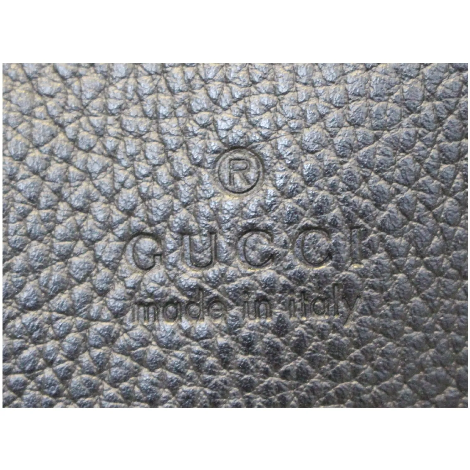 GUCCI Leather Business Briefcase Bag Black 387074