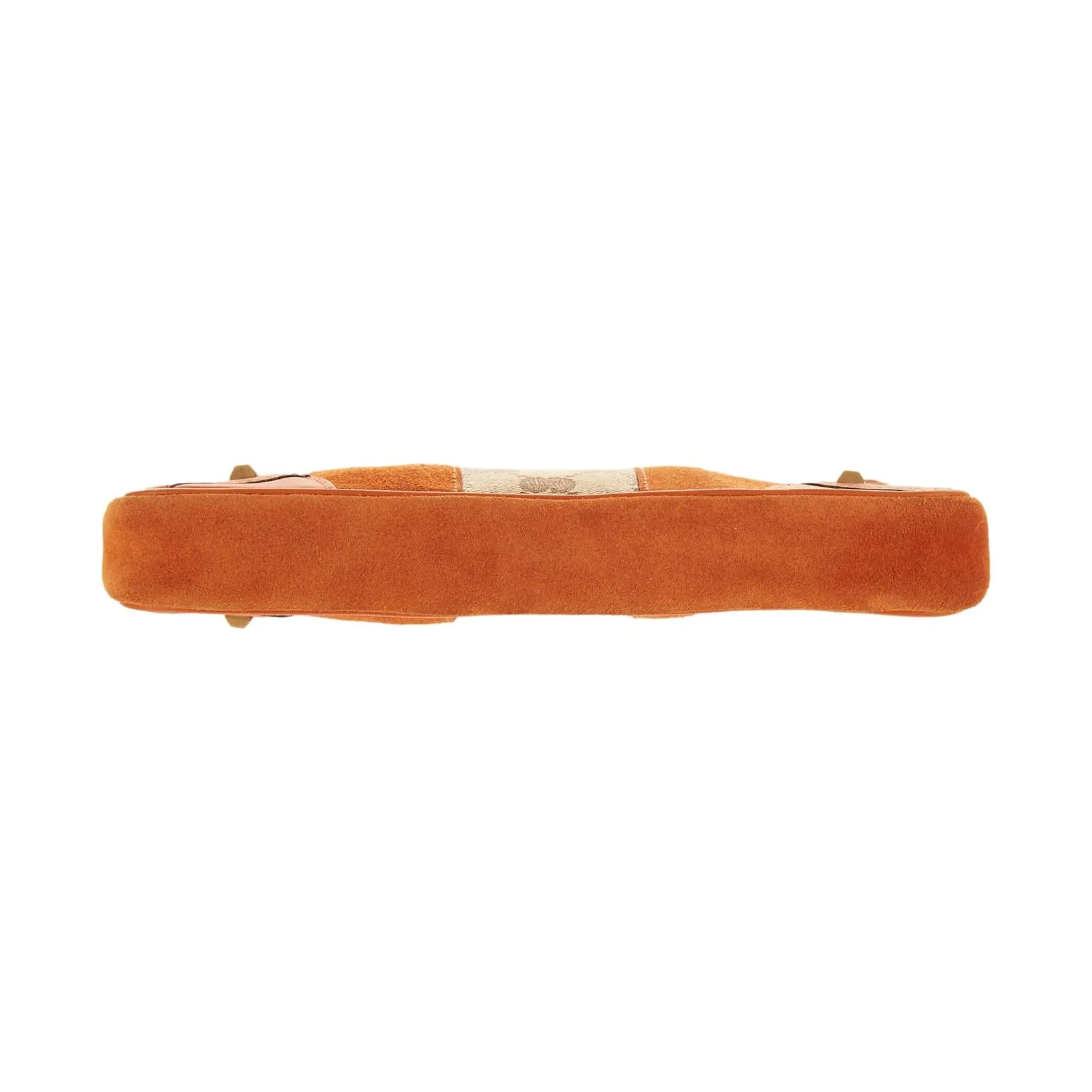 Gucci Orange Suede Shoulder Bag