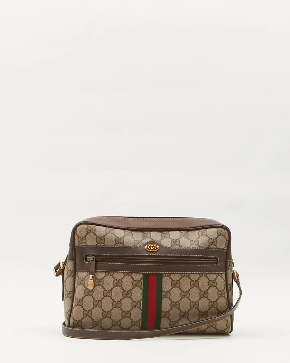 Gucci Vintage GG Supreme Plus Ophidia Crossbody Bag