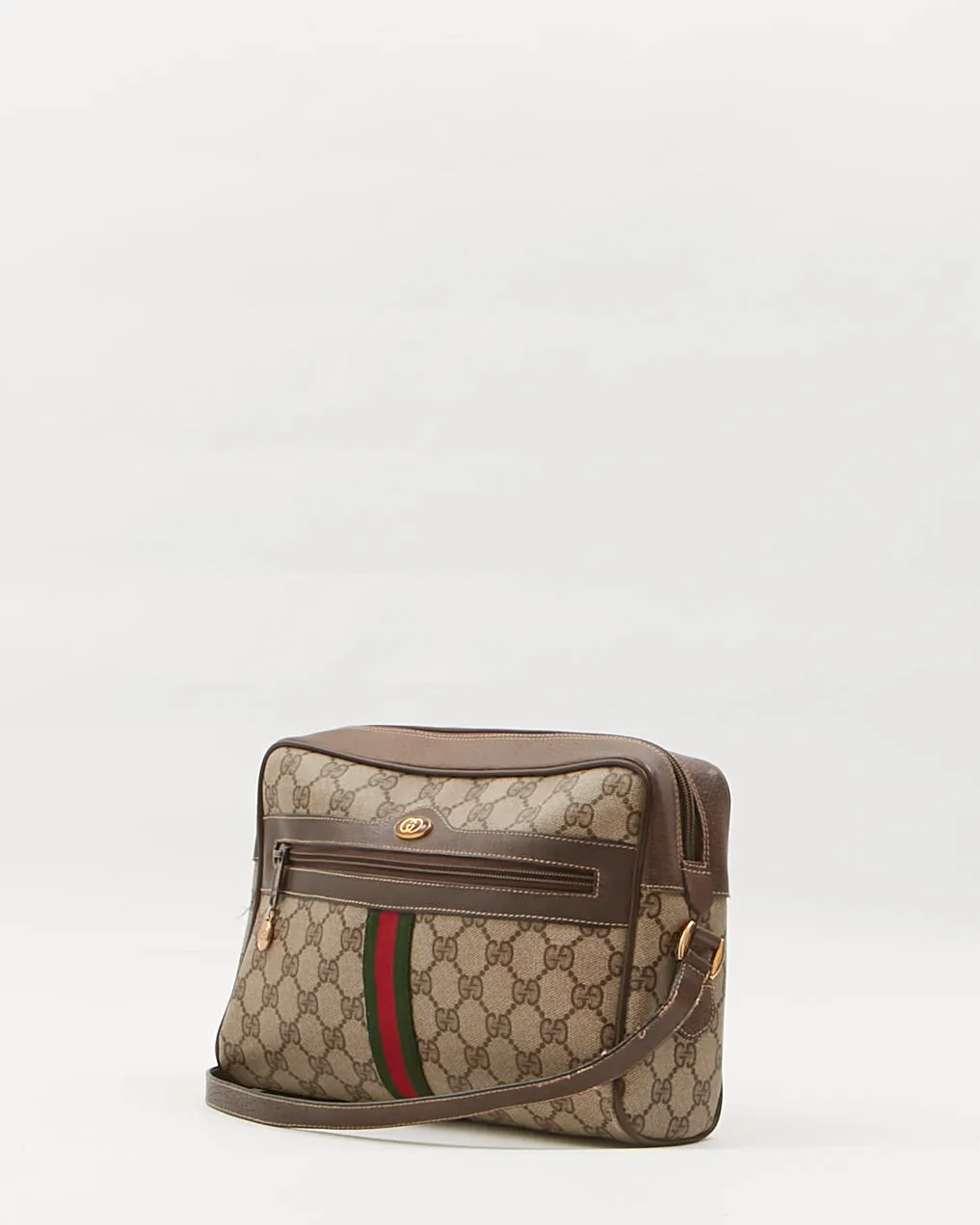 Gucci Vintage GG Supreme Plus Ophidia Crossbody Bag