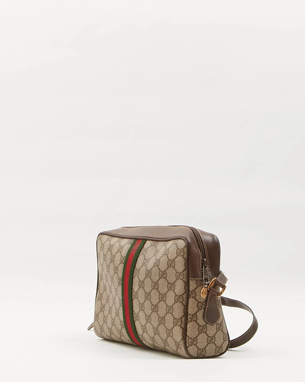 Gucci Vintage GG Supreme Plus Ophidia Crossbody Bag