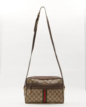 Gucci Vintage GG Supreme Plus Ophidia Crossbody Bag