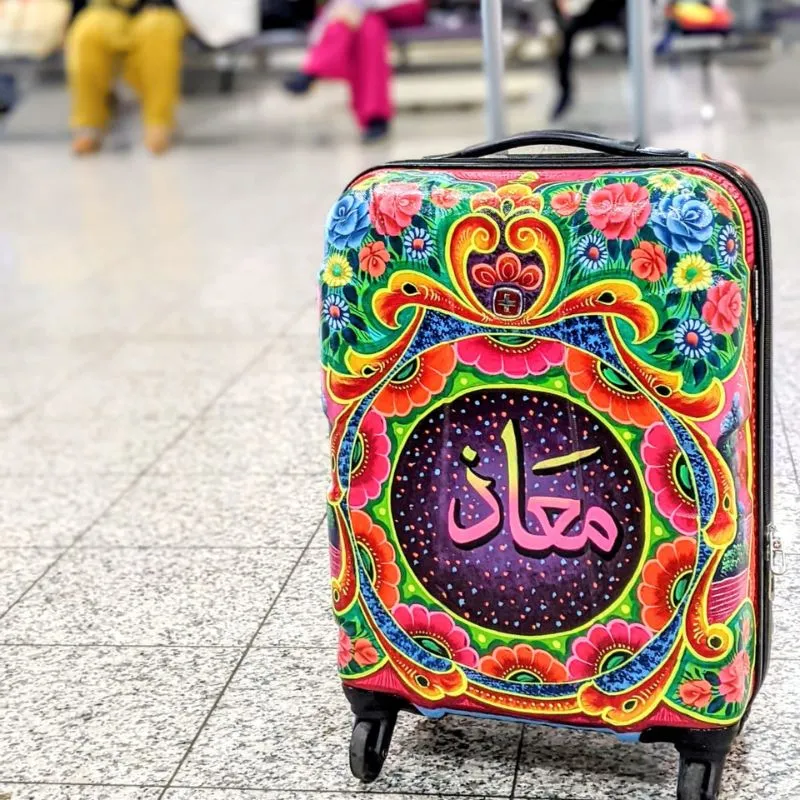 Hand Painted Truck Art Customised Suitcase