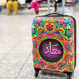 Hand Painted Truck Art Customised Suitcase