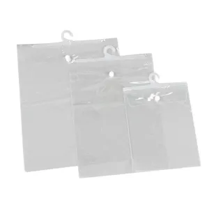 Hanging Storage Bags 100PCS 7Sizes PVC Clear