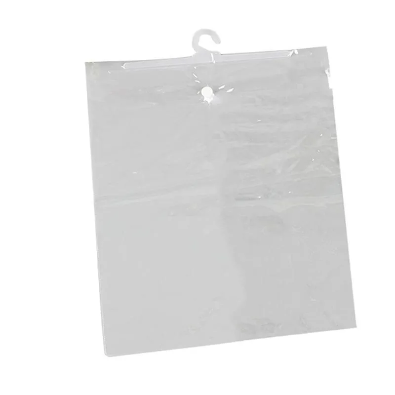 Hanging Storage Bags 100PCS 7Sizes PVC Clear