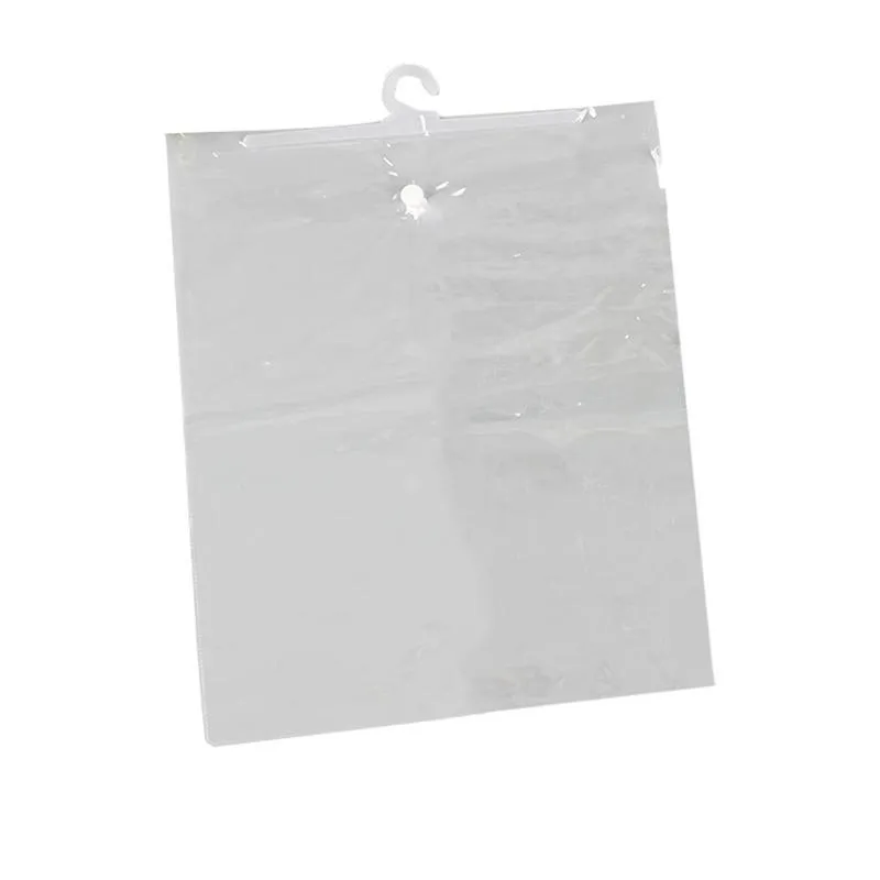 Hanging Storage Bags 100PCS 7Sizes PVC Clear