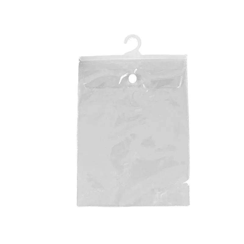 Hanging Storage Bags 100PCS 7Sizes PVC Clear