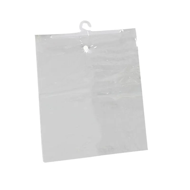 Hanging Storage Bags 100PCS 7Sizes PVC Clear